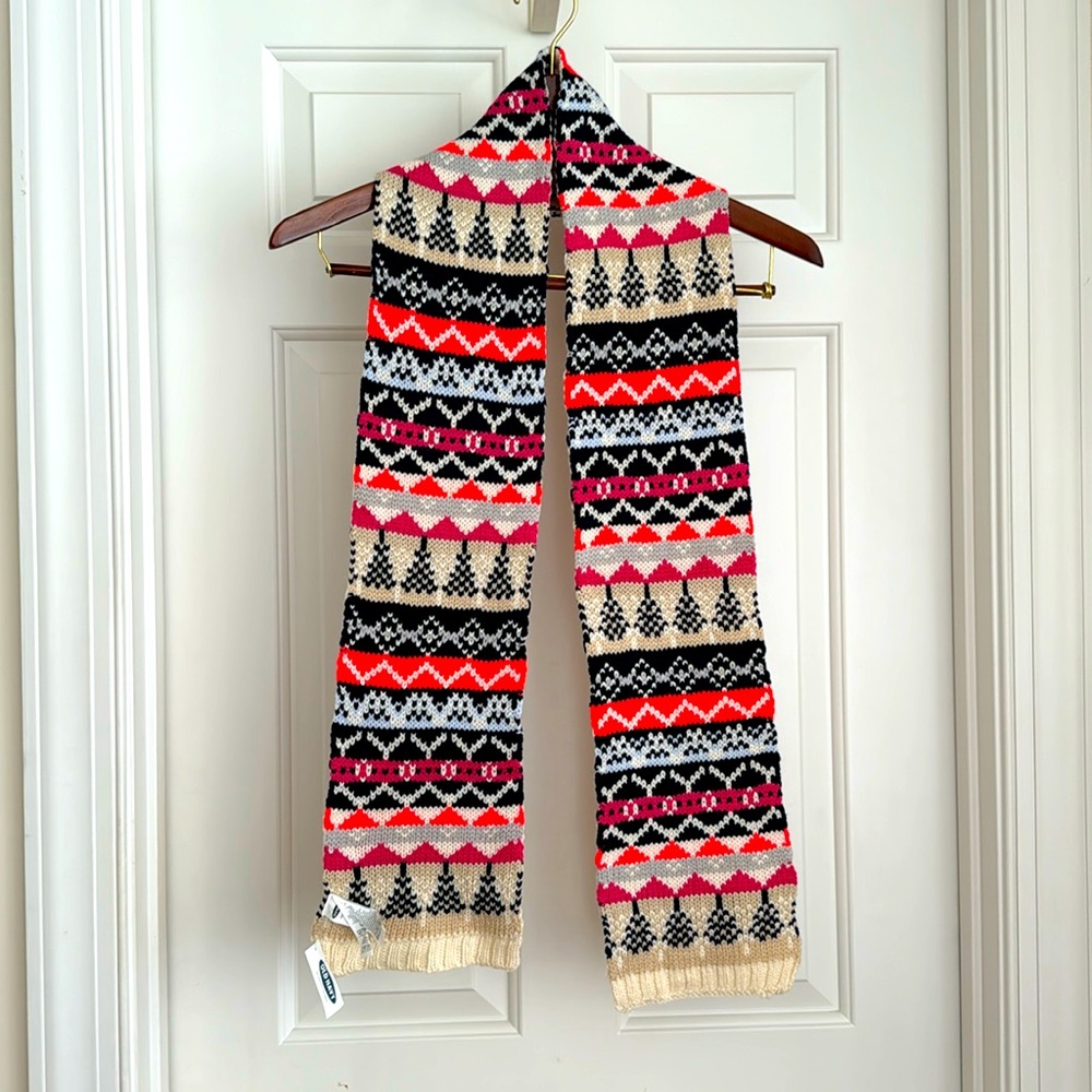 Old Navy Scarf Warm Multi Color NWT